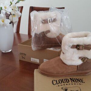 Winter Women's Two Buckle Boots (lambskin).